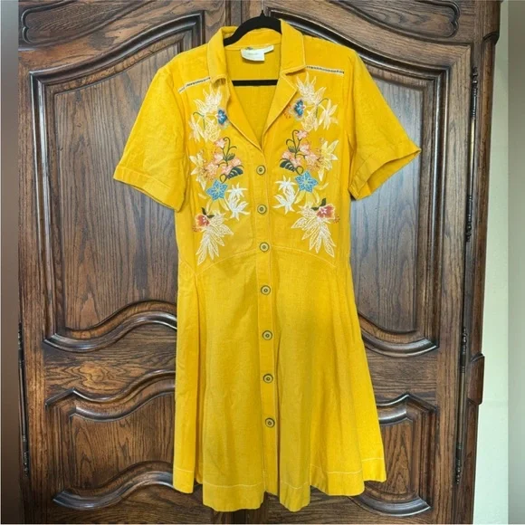 Anthropologie Varadero Collared Dress - Picture 4 of 8